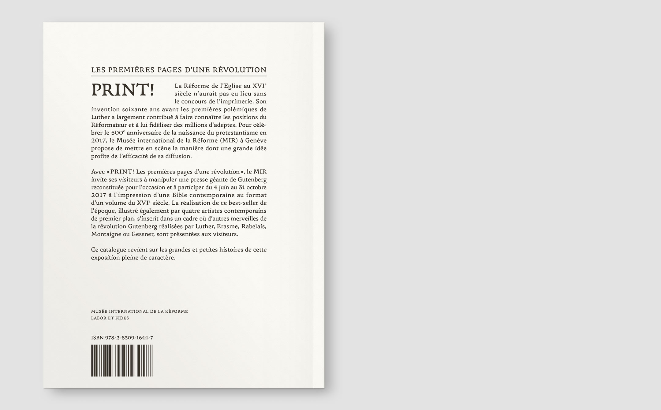 Print! Les premières pages d'une révolution